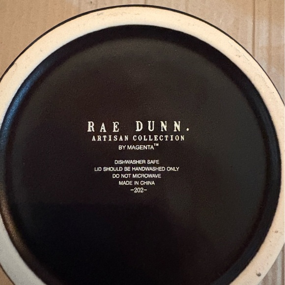 Rae Dunn Black Artisan Collection Canister - Picture 2 of 2